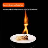 Rouleau de bois à cire rapide respectueux de l'environnement, support de combustion, briquet à sciure de bois, barbecue, allume-feu, rouleau de laine en bois