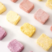 Verschillende Smaken Zoete Gevriesdroogde Yoghurtblokjes Chips Aardbei Bosbessen Mango Chocolade Bedekt Groothandel