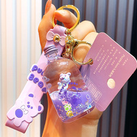 Chine usine Couple porte-clés personnalisé en gros porte-clés sac accessoires mignon ours dessin animé porte-clés avec pendentif avec breloque