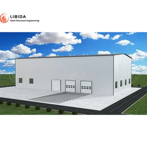 Prefab industrial aço estrutura edifício profissional 3D estrutura aço estrutura prefab edifício