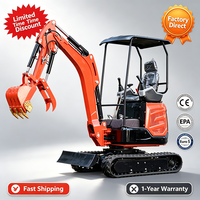 Mini-excavatrice sur chenilles économique de 1 à 4 tonnes, moteur japonais Koop, braquage court, grande agilité, compacte et robuste