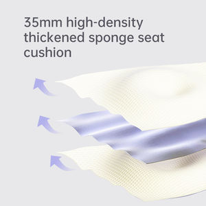 <span class=keywords><strong>Ufficio</strong></span> ergonomico comodo supporto lombare correzione postura sedile cuscino rosso luce massaggio postura sedia di correzione - Product Image 3