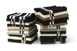 Tela de punto acanalado teñida con hilo TR, nuevo color, con elastano, rayas, cuello y puños de punto, material transpirable para prendas de vestir. - Product Image 6