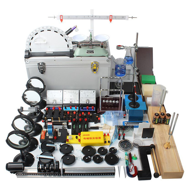 Deluxe Version Middle School Lab Use Physics Experiment Equipment Full Set of Electrical Circuit Experiment Equipment Kit