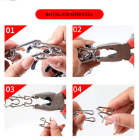 Doe accessoires pour chiens de compagnie mode réglable haute qualité en acier à broches collier de dressage pour chien imprimé Pitbull et collier de berger allemand