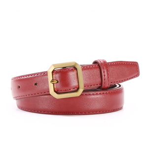 <span class=keywords><strong>Ceinture</strong></span> haut de gamme pour femmes de nouveau style, jean à la mode et polyvalent, décoration en cuir simple à la taille mène la tendance. - Product Image 5