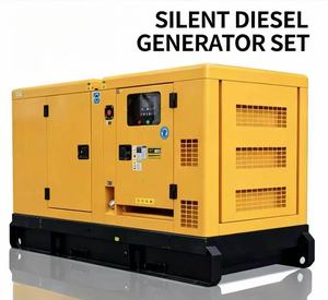Groupe électrogène monophasé insonorisé 110V/220V/380V pour usage domestique, construction et alimentation de secours d'urgence - Product Image 1