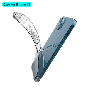 Funda protectora transparente de TPU a prueba de golpes con protección completa de 360 grados y airbag 3D para iPhone 13, antihuellas. - Product Image 2