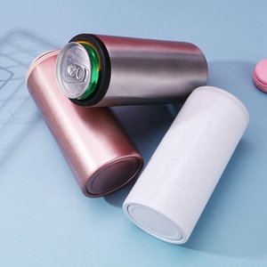 กระติกน้ำร้อนสแตนเลส12oz ที่เก็บเบียร์304สองชั้นเก็บความเย็นกระป๋องเบียร์แบบบางใหม่2026 - Product Image 2