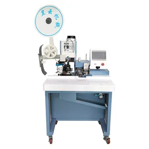 Semi-automatic Sheathed Wire Terminal Arranging Splitting Peeling And End Tapping Integrated Wire Stripping Pressing Machine