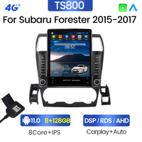 Radio para Auto MEKEDE 8+128G con Pantalla Táctil para Subaru Forester Impreza 2015-2017, GPS, Bluetooth, Audio para Auto, Electrónica para Auto