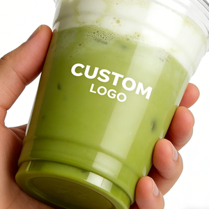 Gobelets jetables en plastique PP pour smoothies avec couvercles, diamètre 90 mm, 300 ml, pour fêtes - Product Image 6