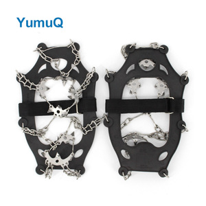 YumuQ bonne qualité 24 pointes antidérapant Traction crampons à glace Crampon Cramponsice neige poignées <span class=keywords><strong>Digue</strong></span> Dentaire - Product Image 2
