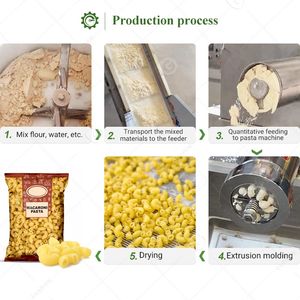 Máquina para Hacer Pasta Rigatoni de 30 kg/h, Fabricada en Egipto, Capacidad de 200 kg/h, 100 kg/h, 150 kg/h, para el Hogar - Product Image 5