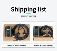 Cable de Programación USB 6ES7972-0CB20-0XA0, Adaptador para PC para Siemens S7-200/300/400 PLC RS485 Profibus MPI PPI DP Comunicación