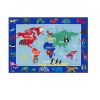 Tapis personnalisé en nylon imprimé pour salle de classe, antidérapant, durable, éducatif, pour enfants, idéal pour bibliothèque et coin lecture - Grande Vente