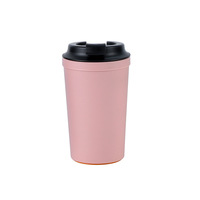 340ml 12oz Bisfenol A-Free Coffee Grounds Ventosa Anti-Tipping Food-Grade PP Plastic Novedad Taza Tazas Taza de café de viaje