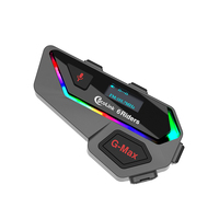 Intercom de groupe 6 motards, portée 1000M, casque mains libres Bluetooth 5.1 pour moto, communication stable, pour OEM/ODM
