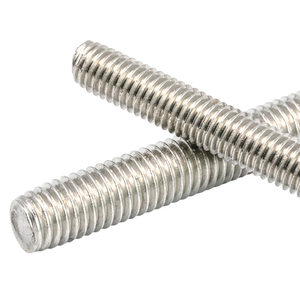 Tiges filetées complètes en acier inoxydable 304, filetage standard M6-M30, finition brute, pour montage de meubles et bricolage - Product Image 1