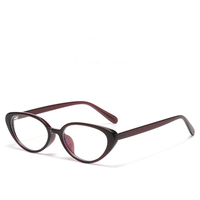 Gafas Retro Maillard con montura de ojo de gato TR90 para mujer, gafas graduadas 6614-1