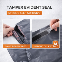 Enveloppes d'expédition en polyéthylène noir, sacs d'expédition en plastique, plusieurs tailles et couleurs, emballage personnalisé pour les marques de vêtements