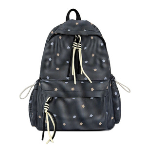 New fresh cute <b>backpack</b> with polka dots lightweight <b>large</b> capacity <b>Backpacks</b> - Product Image 1