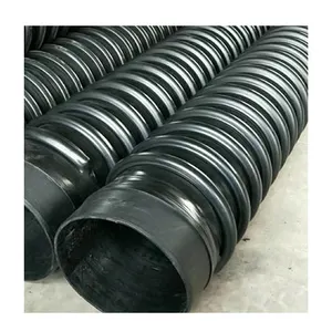 Factory Price Wholesale Hdpe 24 Inch 400mm Corrugated Drainage Krah Pipe