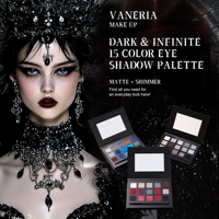 Palette d'ombres à paupières personnalisée OEM bleu rose multicolore finition chatoyante marque privée pour le maquillage de fête d'Halloween