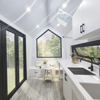 Maison préfabriquée miniature modulaire sur roues, conforme aux normes australiennes, néo-zélandaises et américaines