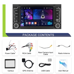 Autoradio Android Podofo 4 + 64B 7 "CarPlay/Android Auto GPS WIFI FM RDS pour VW/<span class=keywords><strong>Volkswagen</strong></span>/<span class=keywords><strong>Touareg</strong></span>/ Transporter Ts Multivan OEM - Product Image 6