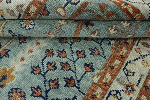 พรมปูพื้นทรงสี่เหลี่ยมผืนผ้าสไตล์วินเทจ ทำมือ สีพื้น กันลื่น ซักได้ ขนาดใหญ่ สำหรับห้องนั่งเล่นและทางเดิน - Product Image 3