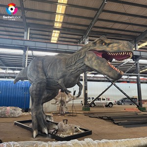 Dinosaure robot animatronique géant sur mesure, <span class=keywords><strong>T</strong></span>-<span class=keywords><strong>Rex</strong></span> grandeur nature 12M, pour parcs d'aventure pour enfants, musées, centres commerciaux, à vendre - Product Image 4