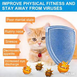 Poudre pour la santé immunitaire et respiratoire des chats, complément naturel approuvé par les vétérinaires, glycérine végétale aqueuse, sans danger pour les chatons et les chats adultes - Product Image 2