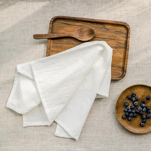 Nappes carrées en coton et lin lavé, couleur unie, pour salon, repas en plein air, balcon, espace commercial - Product Image 5