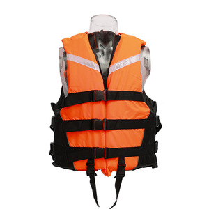 เสื้อชูชีพสำหรับผู้ใหญ่ รุ่น Oxford 150n พร้อมสายรัดด้านข้าง สำหรับตกปลา ดำน้ำตื้น ตกปลาหิน สีส้ม น้ำเงิน เขียวสะท้อนแสง ไซส์ S L XXL - Product Image 1