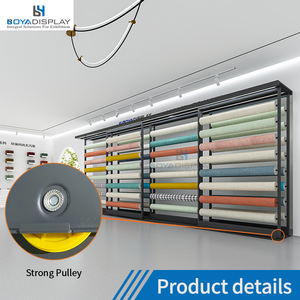 Espositore per Tappeti in Tessuto Scorrevole Piatto Personalizzato Boya per Sale Espositive - Product Image 4