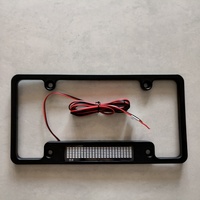 Marco de placa de matrícula de coche LED Placa de matrícula de Número de coche brillante Señal de taxi iluminada programable con mensajes en ejecución