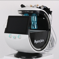 Hot 7 in 1 Hydrodermabrasion Aqua Peel Small Bubble Facial Machine with Skin Analyzer for Deep Cleansing & Skin Rejuvenation