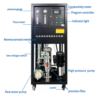 Système de purification d'eau compact 250LPH 500LPH, usine de filtration par osmose inverse, machine de traitement d'eau potable par osmose inverse