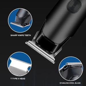 Tondeuse à cheveux électrique avec écran LCD Tondeuse à cheveux professionnelle <span class=keywords><strong>sans</strong></span> fil rechargeable Outils de coupe de cheveux ABS pour enfants et adultes - Product Image 3