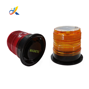 Luce di Segnalazione Solare <span class=keywords><strong>a</strong></span> LED Lampeggiante con Base Magnetica, Lampada Stroboscopica di Emergenza per Auto - Product Image 4