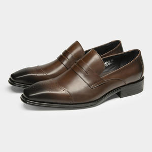 Chaussures habillées décontractées de luxe haut de gamme avec traitement antidérapant, confortables pour un usage professionnel, chaussures d'extérieur pour hommes - Product Image 5
