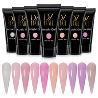 Gel d'extension d'ongles en acrylique sans HEMA ni TPO DZ NAIL, plus de 5000 couleurs, formule haute résistance, marque privée OEM