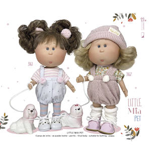 Hecho con un vinilo especial Munecas Little Mia Pet Blonde al por mayor para niños muñeca de ganchillo personalizada - Product Image 1