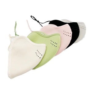 Warm <b>Face</b> Mask Women Windproof Upf50 UV Protection Autumn Winter Cold Protection Monochrome Adjustable Earloop - Product Image 2