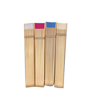 Les matériaux respectueux <span class=keywords><strong>de</strong></span> l'environnement prennent en charge <span class=keywords><strong>la</strong></span> peinture personnalisée et l'artisanat <span class=keywords><strong>de</strong></span> <span class=keywords><strong>décoration</strong></span> intérieure Éventails en bois naturel - Product Image 4