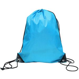 กระเป๋าเป้สะพายหลังแบบมีเชือกผูก โพลีเอสเตอร์ 210D พิมพ์โลโก้ได้ สำหรับเดินทาง ออกกำลังกาย ใช้ในโรงเรียน และช้อปปิ้ง - Product Image 5