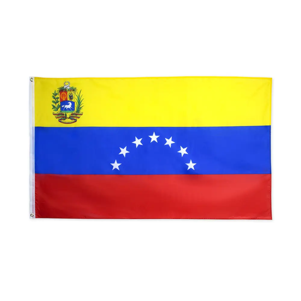 Factory Direct Shipping Quality Quantity Assured Polyester 3x5 Flags Venezuela Flag For Business Gift