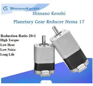 השינן Kenshi NEMA 17 פלנטריים תיבת הילוכים מנוע צעד עם תיבת הילוכים יחס 10 20 עבור CNC מכאני זרוע