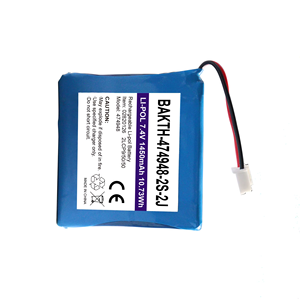 Batteria al Litio di Produzione Propria 02820126 da 7,4 Volt 1450mAh, Linea di Produzione Batterie Ricaricabili ai Polimeri di Litio da 10,73Wh - Product Image 4